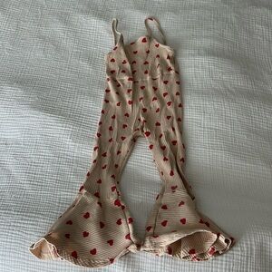 Heart flare one piece